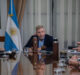 Frigerió encabezó reunión de gabinete y se encontró con autoridades del ACA