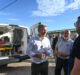 Ceibas: Frigerio entregó una ambulancia y recorrió obras en una escuela